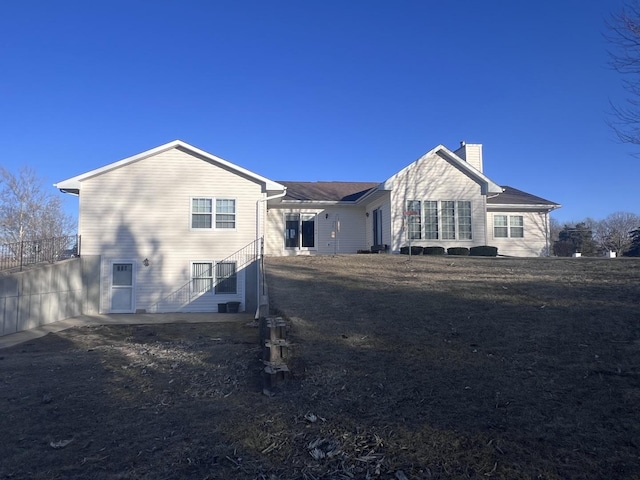 view of rear view of property