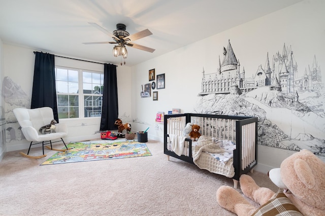 bedroom featuring carpet floors