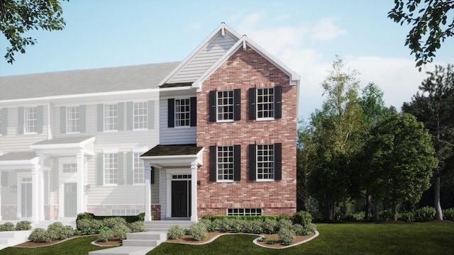 1200 Neubauer Cir Unit 1306, Lindenhurst, IL 60046 - view of front of home with a front yard