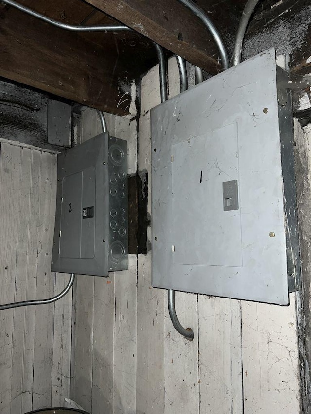 utility room featuring electric panel