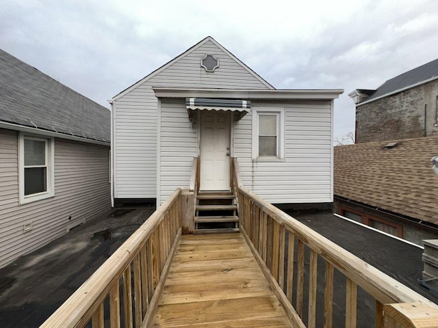 view of rear view of house