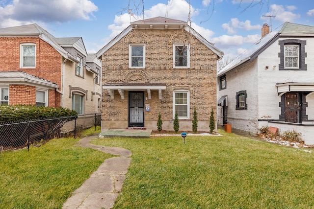 front of property featuring a front yard