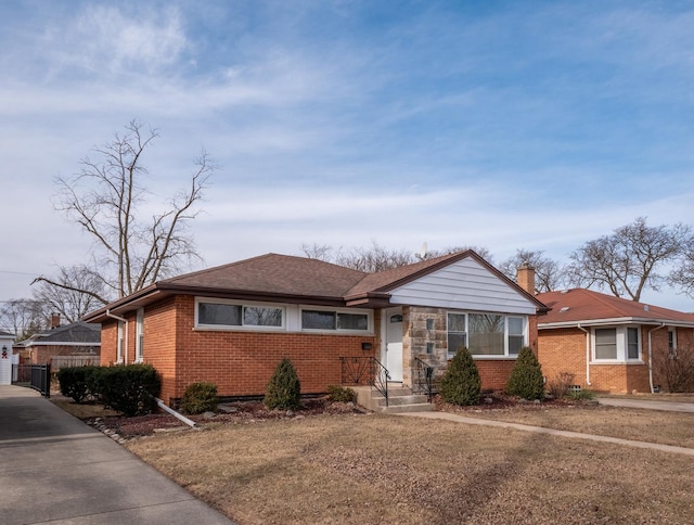 view of ranch-style home