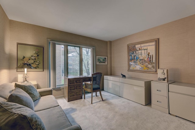 2 Oak Brook Club Dr Unit B209, Oak Brook, IL 60523 - home office with light carpet