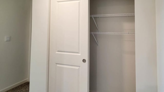 view of closet