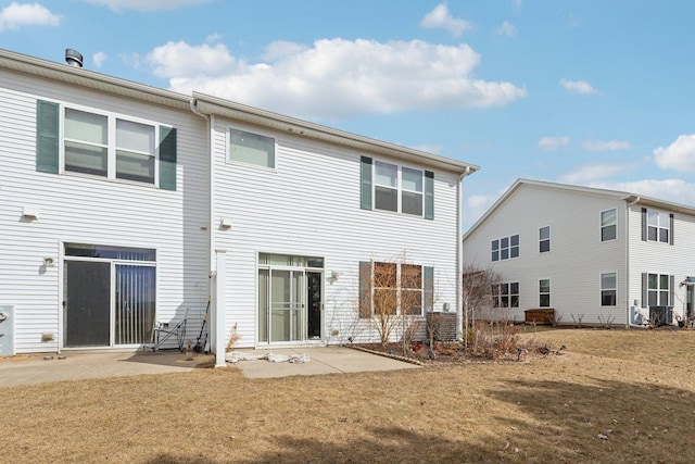 rear view of house featuring a patio area