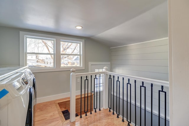 laundry area with separate washer and dryer