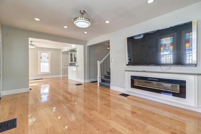 view of unfurnished living room