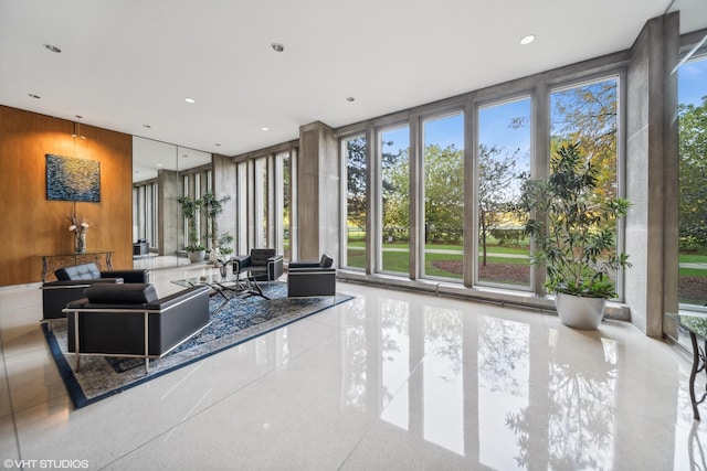 view of community lobby