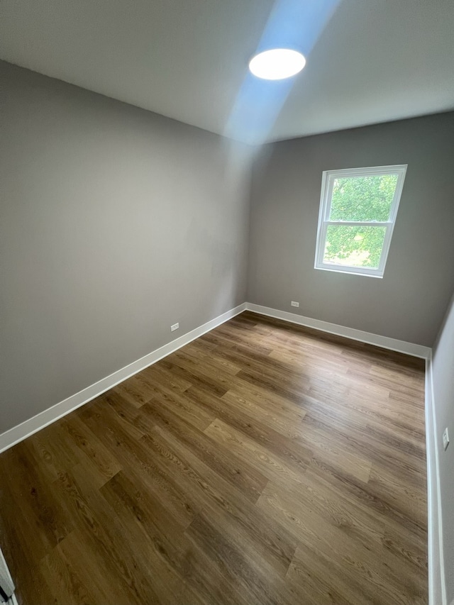 additional living space featuring light hardwood / wood-style floors