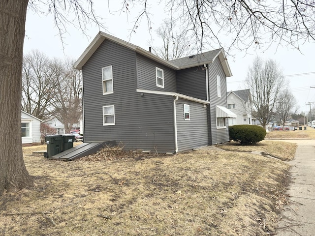 view of home's exterior