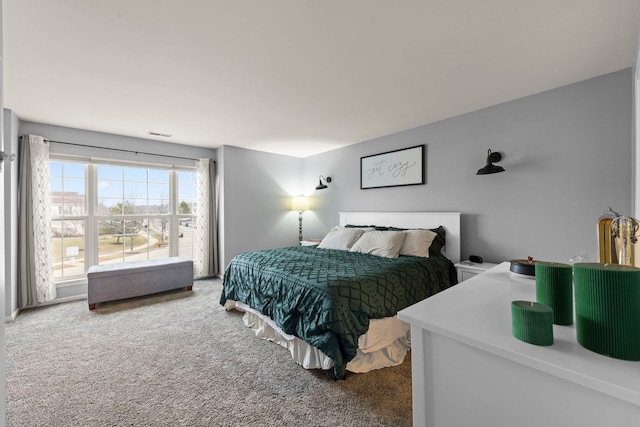 bedroom featuring carpet floors