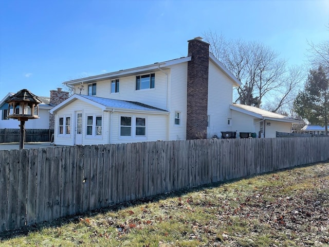 view of rear view of house