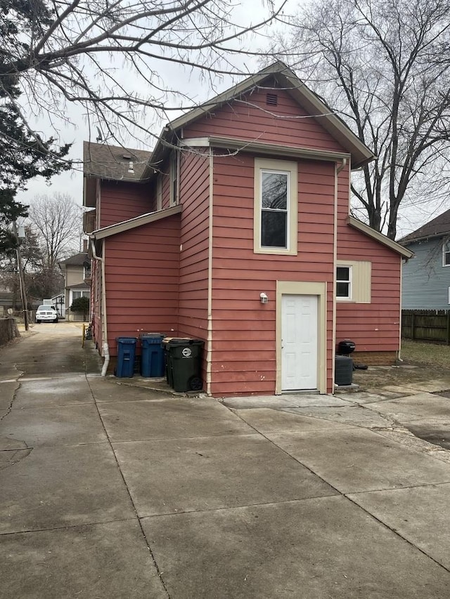 view of back of house