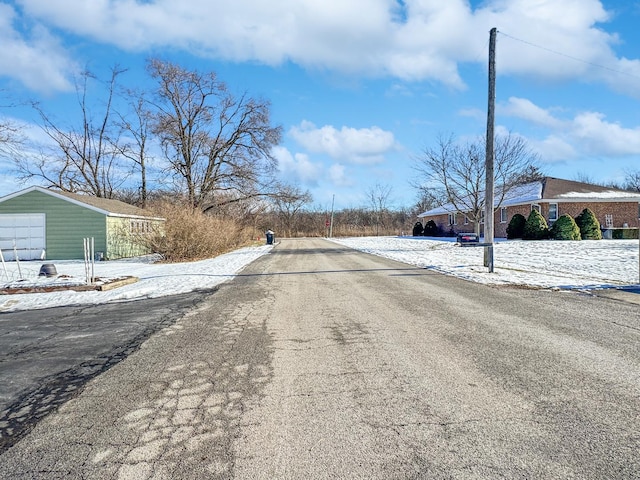 view of road