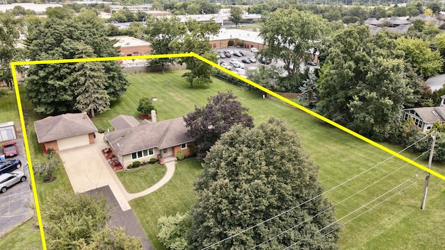 aerial view