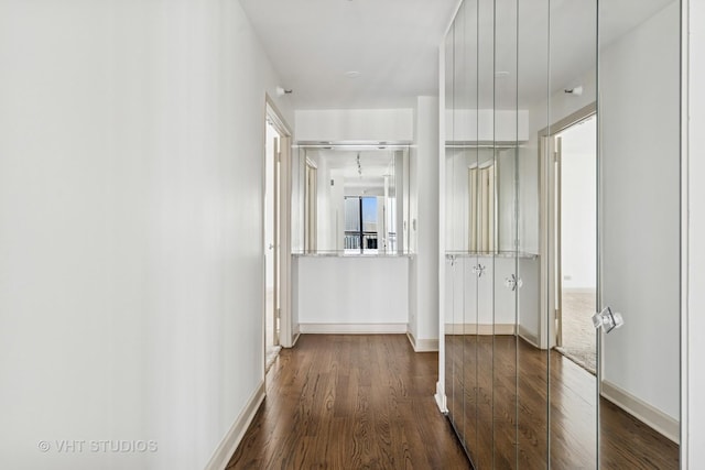 10 E Ontario St Unit 4308, Chicago, IL 60611 - hall with wood finished floors and baseboards