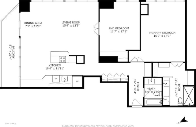10 E Ontario St Unit 4308, Chicago, IL 60611 - home floor plan