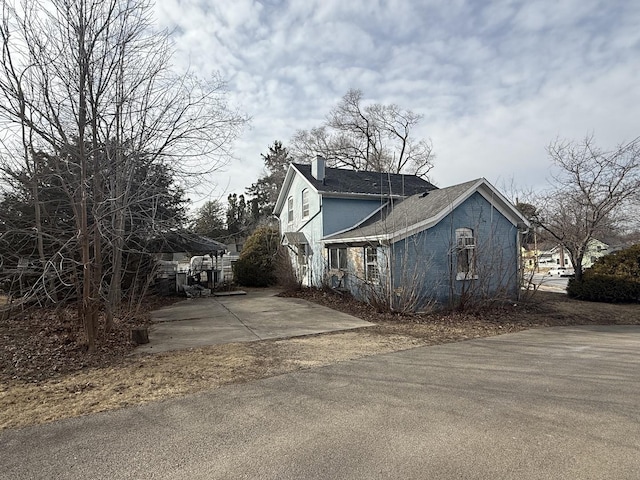 view of side of home