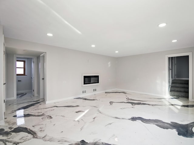 view of unfurnished living room