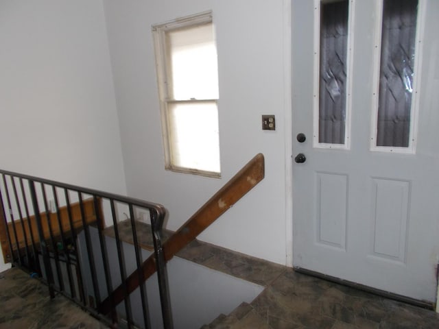 view of foyer entrance