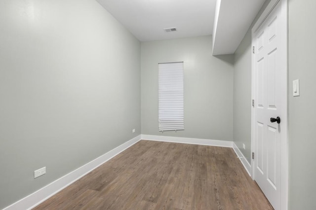 interior space featuring hardwood / wood-style floors