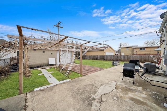 view of patio / terrace with central air condition unit