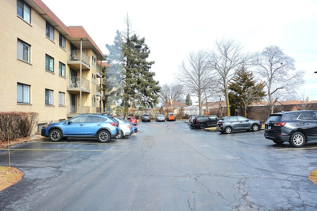 view of vehicle parking