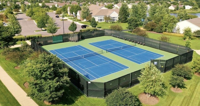 view of sport court