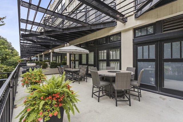 view of patio / terrace with outdoor dining space