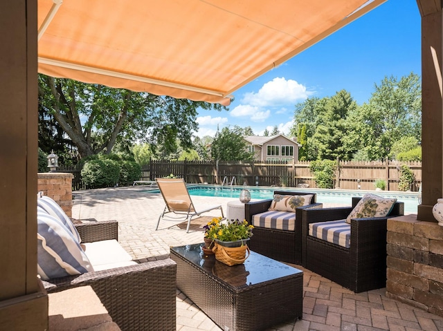 37W751 Orchard Ln, Elgin, IL 60124 - fenced backyard featuring an outdoor living space and a patio area