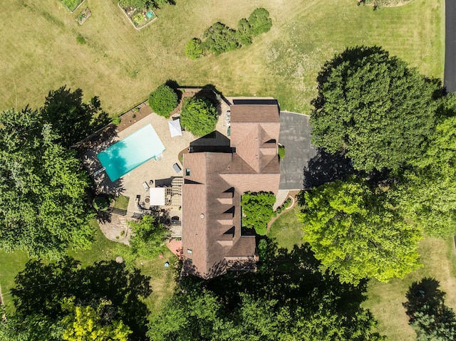 37W751 Orchard Ln, Elgin, IL 60124 - aerial view of a pool