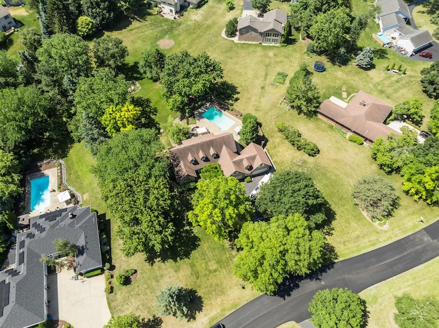 37W751 Orchard Ln, Elgin, IL 60124 - bird's eye view of a pool