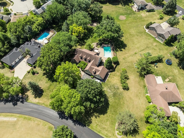 37W751 Orchard Ln, Elgin, IL 60124 - bird's eye view of a pool
