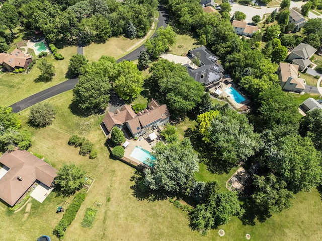 37W751 Orchard Ln, Elgin, IL 60124 - aerial view of residential area with a pool
