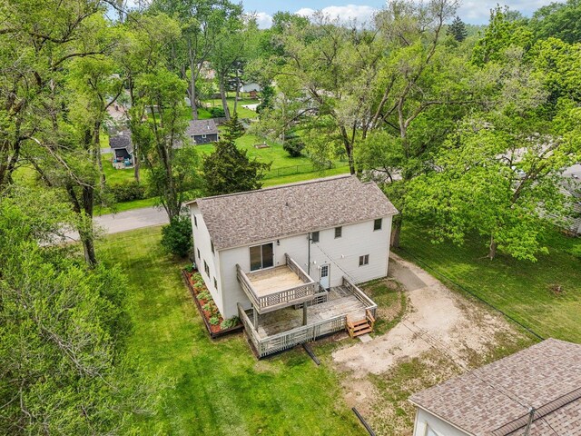 4204 E Dr, Wonder Lake, IL 60097 - aerial view of property and surrounding area