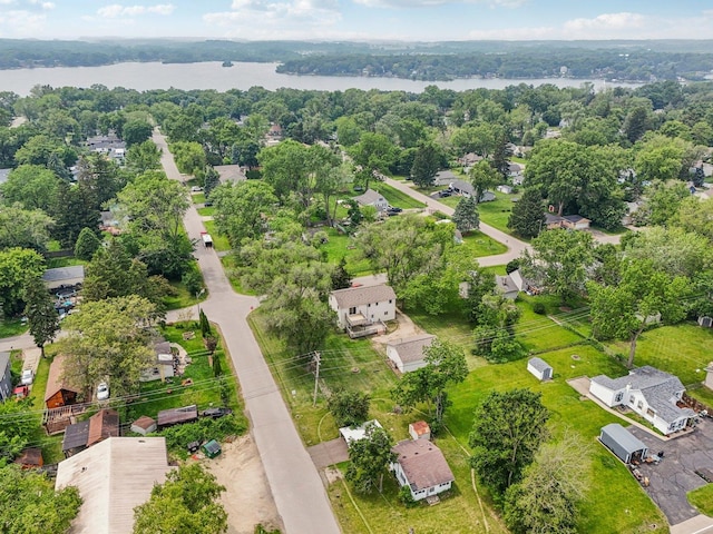 4204 E Dr, Wonder Lake, IL 60097 - aerial view of property's location with a nearby body of water