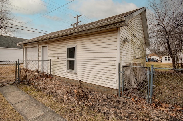 view of property exterior