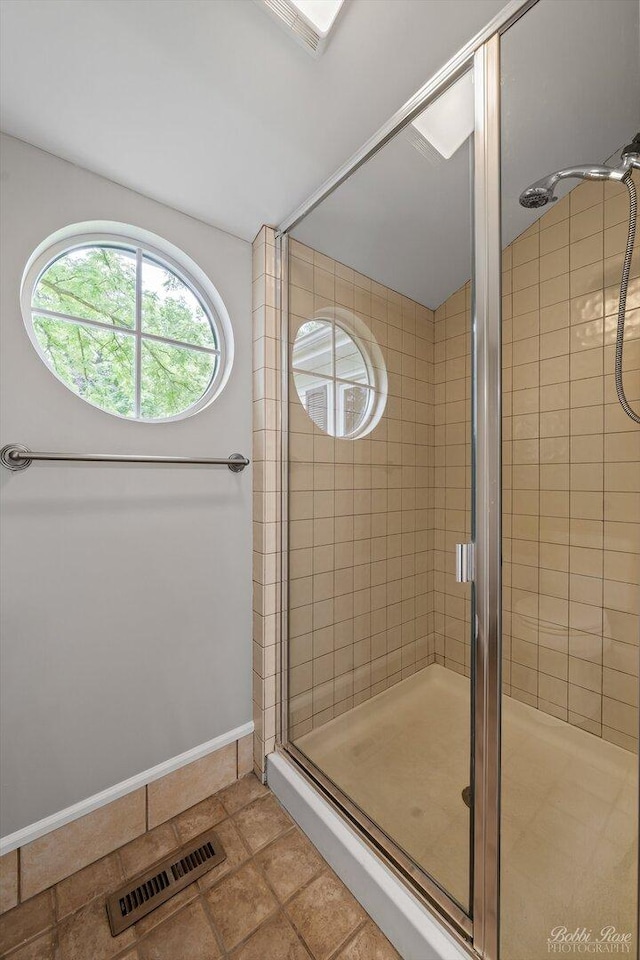 6N356 Dunham Rd, Wayne, IL 60184 - bathroom featuring a shower stall and baseboards
