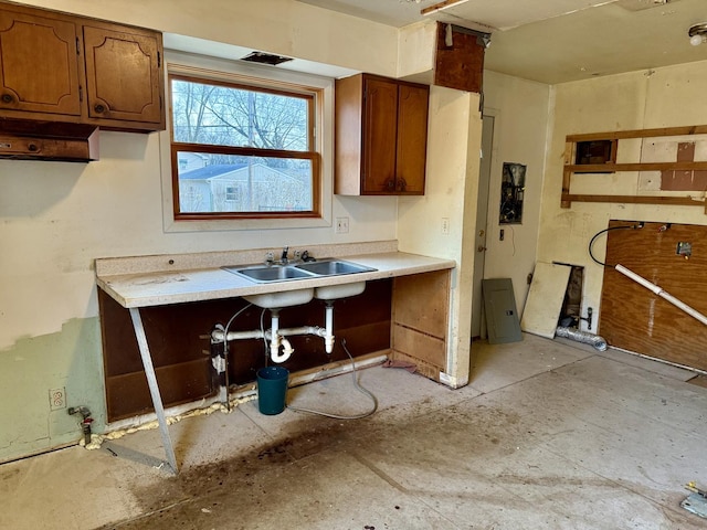 kitchen featuring sink