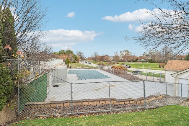 view of pool