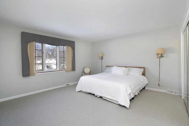 bedroom featuring carpet flooring