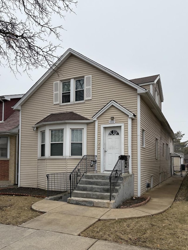 view of front of home