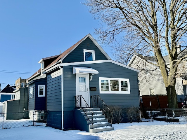 view of bungalow-style house