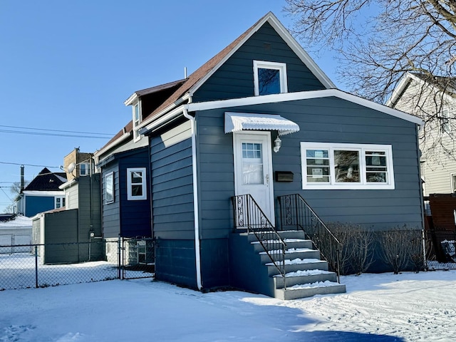 view of bungalow-style house