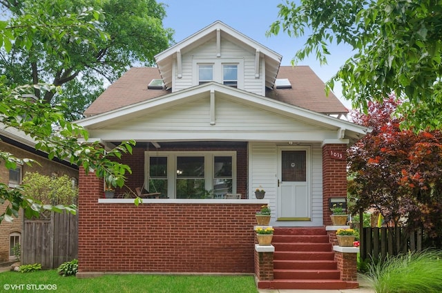 view of bungalow-style house