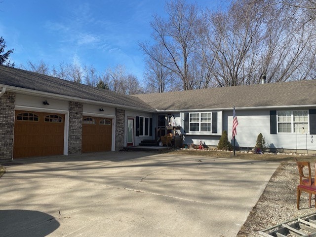 ranch-style house with a garage