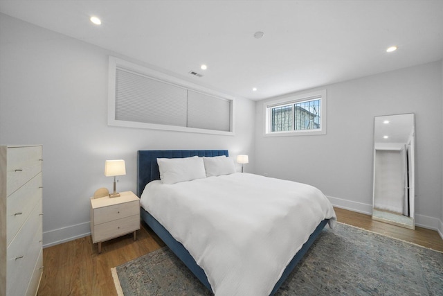 1834 N Rockwell St Unit 1R, Chicago, IL 60647 - bedroom featuring wood finished floors, baseboards, and recessed lighting