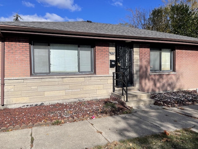 view of front of home