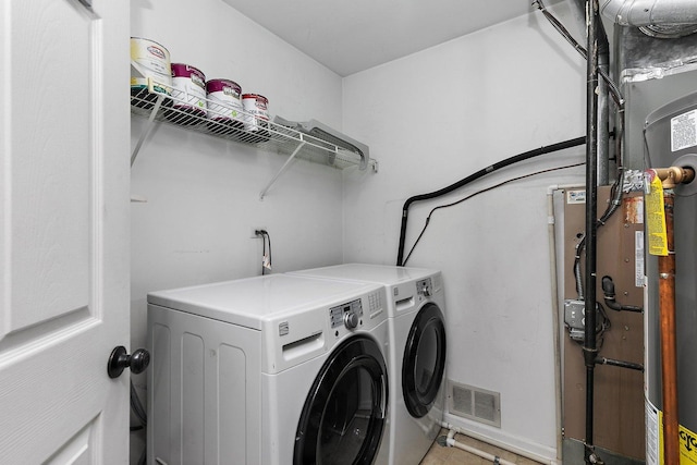 laundry area featuring washer and dryer